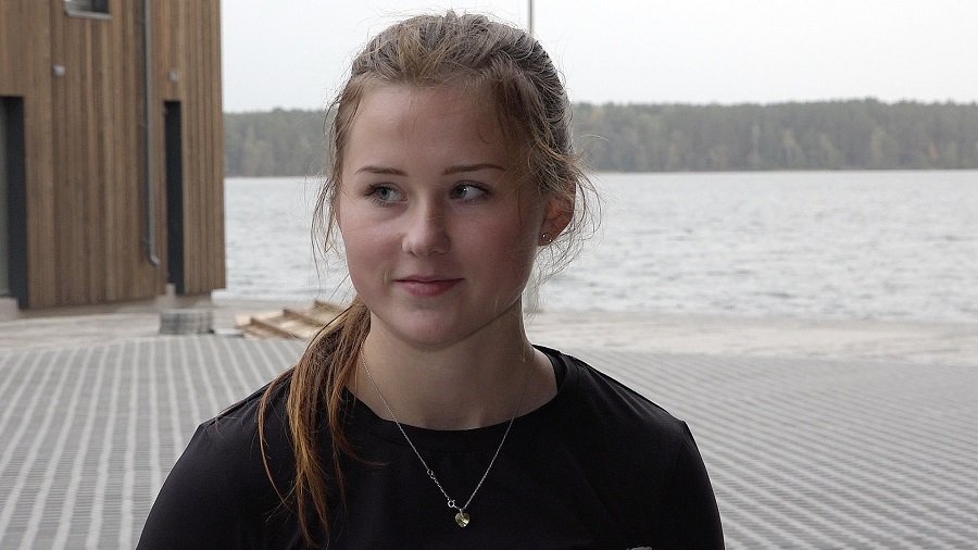 Молодых людей, желающих попробовать свои силы в гребле, становится больше (видео) - Висагинас и висагинцы