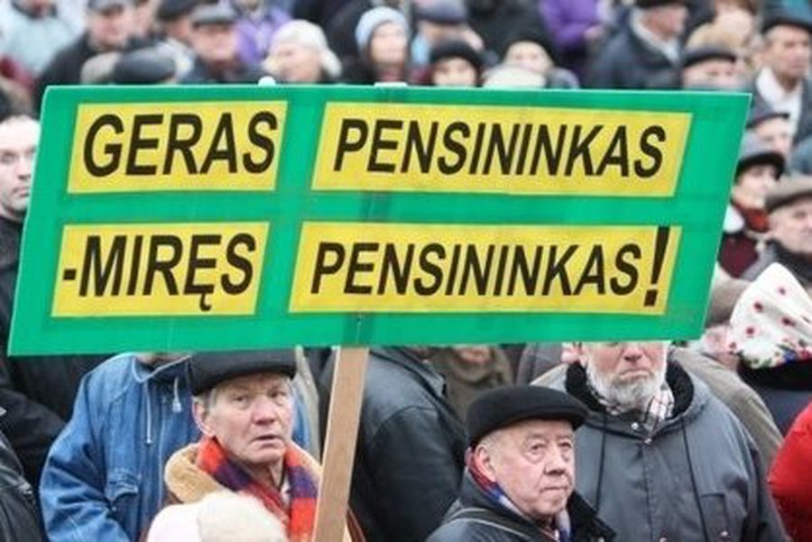 Повышение пенсионного возраста неизбежно                                 - Литва и страны Балтии