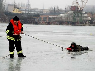 Pavojai ant ledo - Visagine