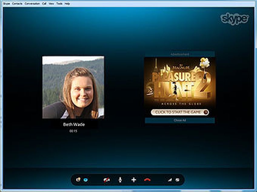 Skype покажет рекламу во время звонков