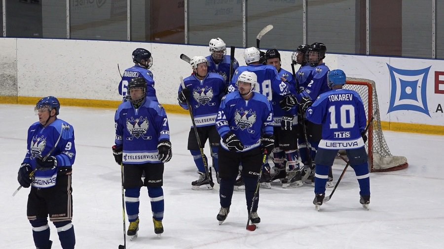 Поражение не сломило дух висагинских хоккеистов (видео) - В Висагинасе