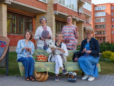 Висагинские вязальщицы как всегда активны (фотогалерея) - В Висагинасе