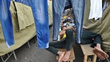 Палаточный лагерь для мигрантов в Москве ликвидировали