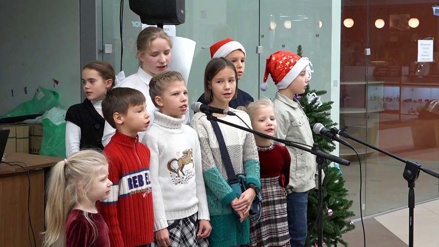 Благотворительная акция «Рождественская сказка» (видео) - В Висагинасе