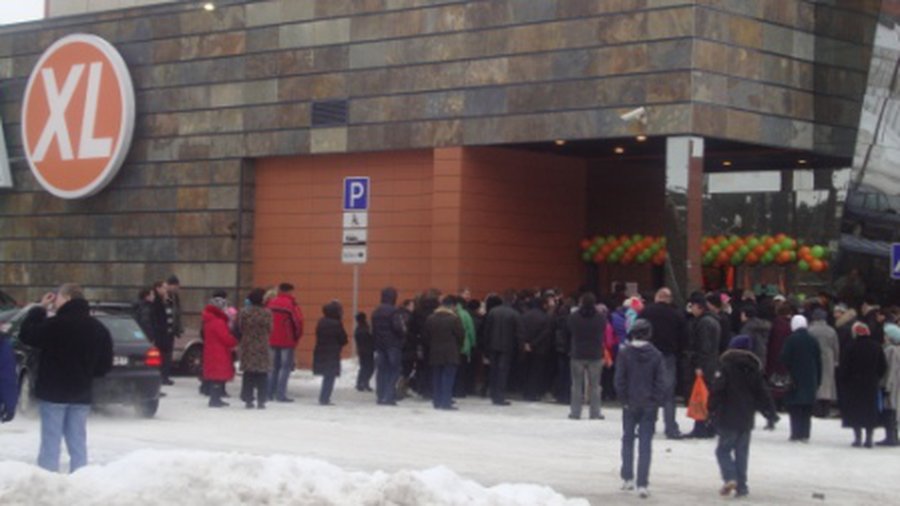 Чем меньше покупателей — тем больше супермаркетов  - В Висагинасе