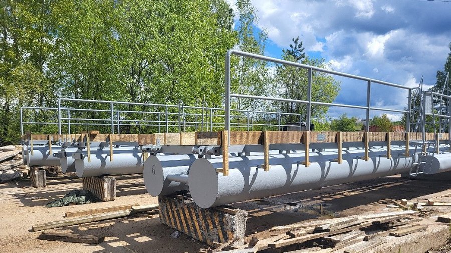 Понтонный пирс, возможно, не успеют установить к началу лета - В Висагинасе