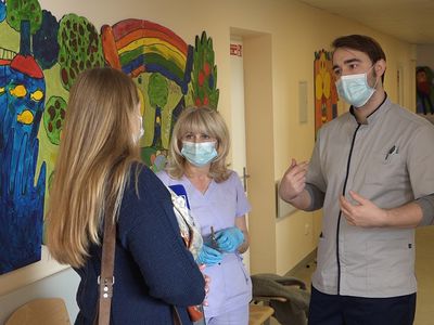 В Висагинасе увеличиваются темпы вакцинации (видео) - В Висагинасе