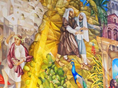 Отныне и костел святого Павла украшают фрески (видео) - В Висагинасе