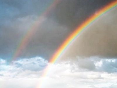 Во время св.Мессы Папы Римского, над парком &quot;Сантакос&quot; появилась радуга - Литва и страны Балтии