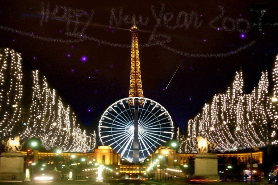 Мир встретил 2010 год - В Мире