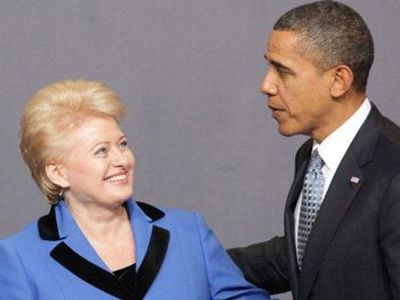 Встреча Обамы и Грибаускайте: Капитуляция Литвы перед США

                 - Литва и страны Балтии