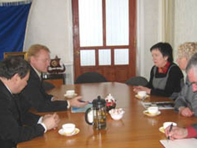 Визит руководителей Литовского Красного Креста - В Висагинасе