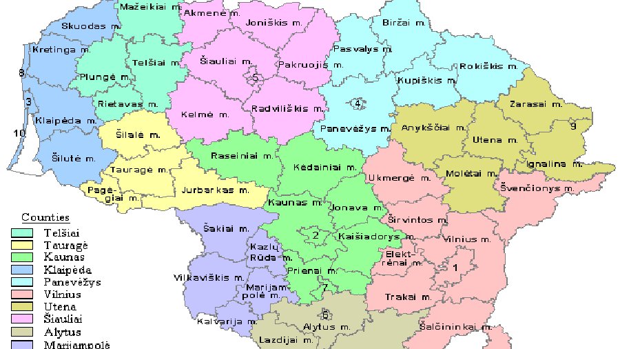 Индекс самоуправлений Литвы 2018 - Литва и страны Балтии