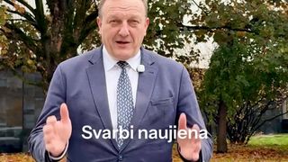 Svarbi naujiena Visagino gyventojams! (video)