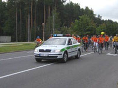   
Велопробег «Visagino žedas»
 - В Висагинасе