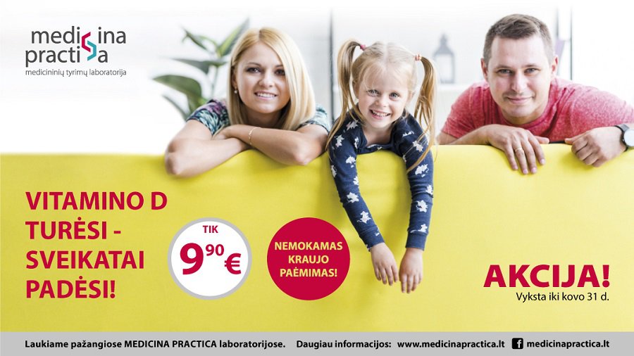 Saulės vitamino badas – laikas išsitirti! - Reklama