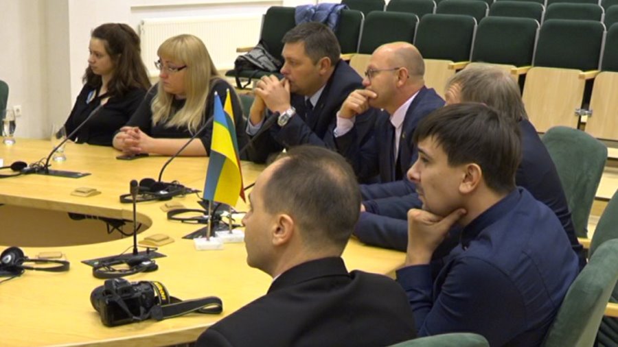 Висагинас посетили гости из Украины - В Висагинасе