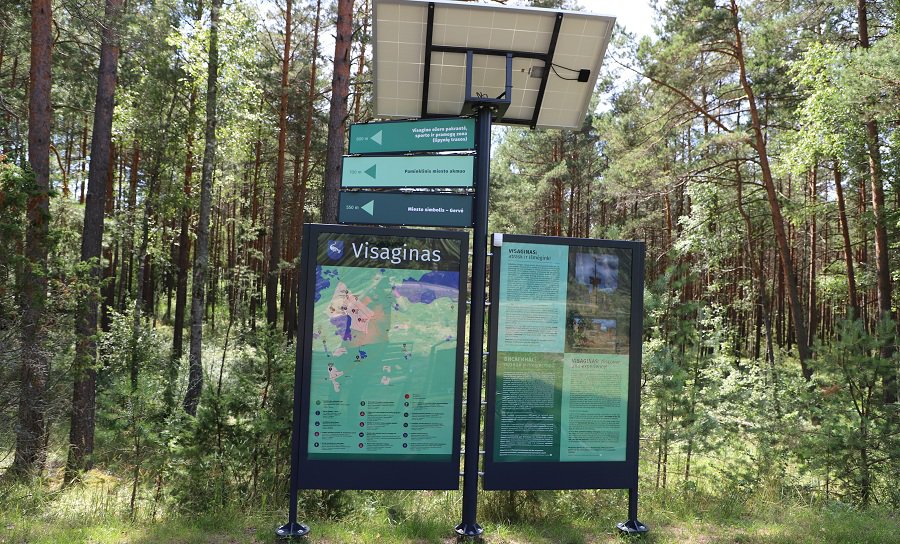 В Висагинасе оборудованы новые информационные стенды - В Висагинасе