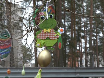 Создаем пасхальное настроение! Берем пример с д/с «Auksinis raktelis» (видео) - В Висагинасе