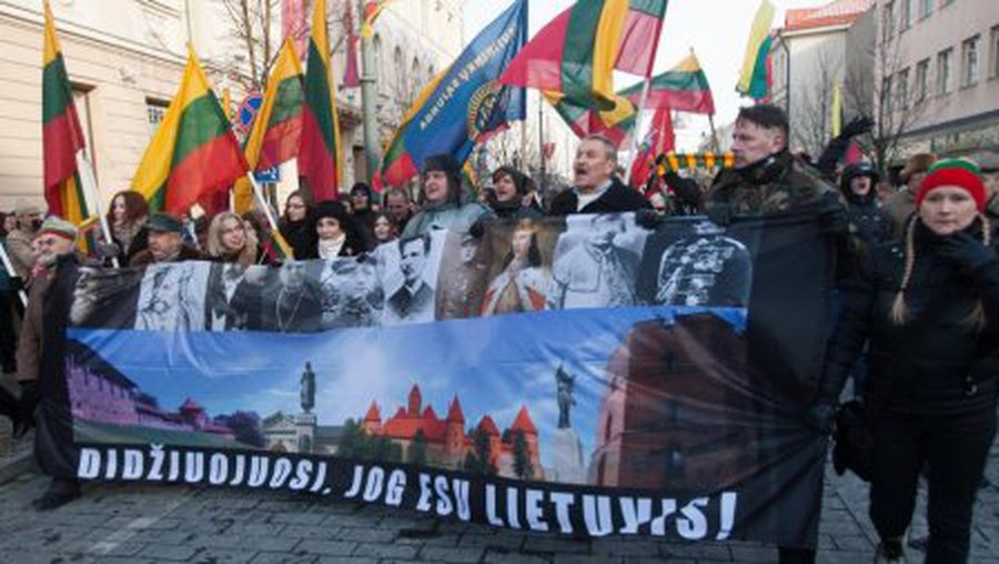 В Вильнюсе состоялось несанкционированное шествие националистов - Литва и страны Балтии
