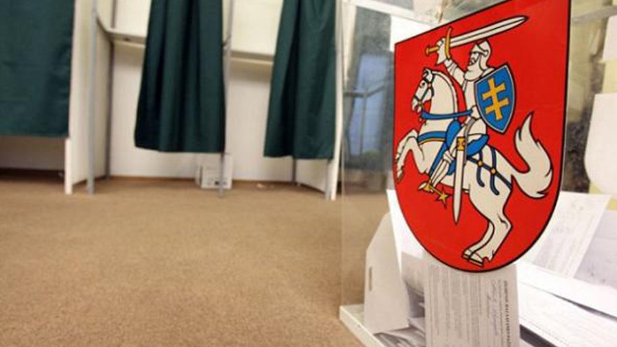 Данные выборов в Европарламент и на пост президента Литвы со всех 2004 избирательных участков страны - Литва и страны Балтии