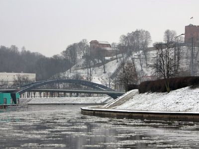В центре Вильнюса с моста прыгнула девушка                                 - Происшествия и криминал