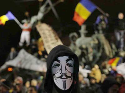 В Румынии возобновились акции протеста                             - В Мире