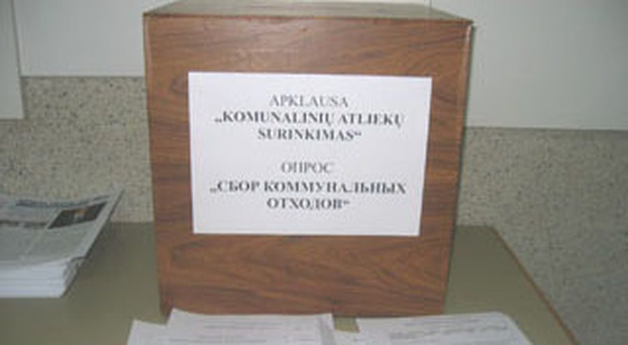 Опрос о способе сбора мусора: почти фифти-фифти - В Висагинасе