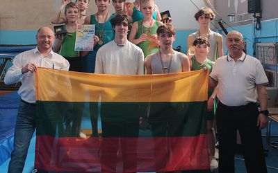 Успешное выступление висагинских батутистов в Риге - Висагинас и висагинцы