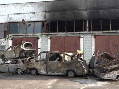 Пожар в промзоне причинил значительный ущерб (изменено, добавлено видео) - В Висагинасе