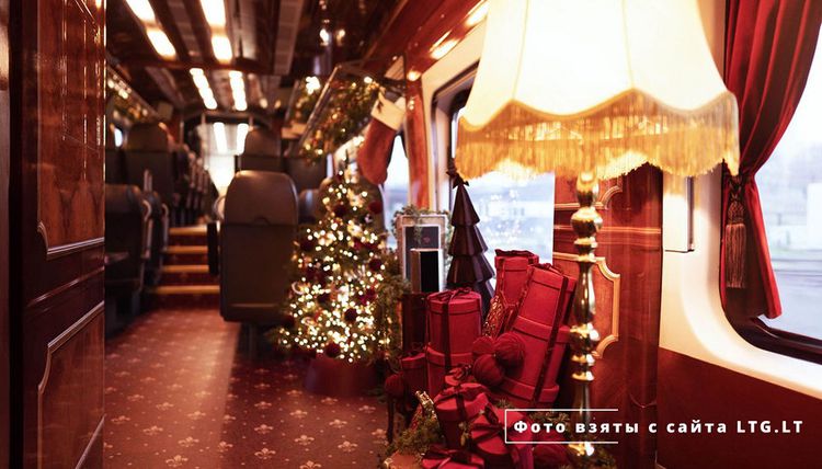 Рождественский поезд впервые доедет до Висагинаса, а точнее до Турмантаса (видео)