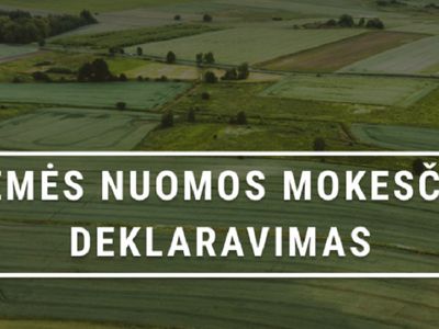 Не забудьте уплатить налог за аренду государственной земли - В Висагинасе