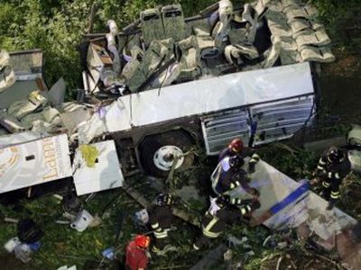 
Italijoje maldininkų pilnas autobusas iš šventovės nulėkė į mirtį
 


Italijoje maldininkų pilnas autobusas iš šventovės nulėkė į mirtį

 - Pasaulyje