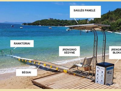 Пляж озера Висагинас будет приспособлен для купания людей с особыми потребностями - В Висагинасе
