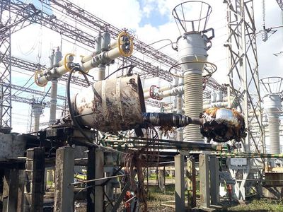 ЧП на подстанции ОРУ возле ИАЭС - В Висагинасе
