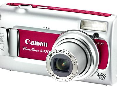 Canon PowerShot A470 Red - Реклама