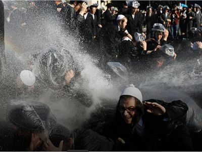 Протесты ультраортодоксов в Иерусалиме - В Мире