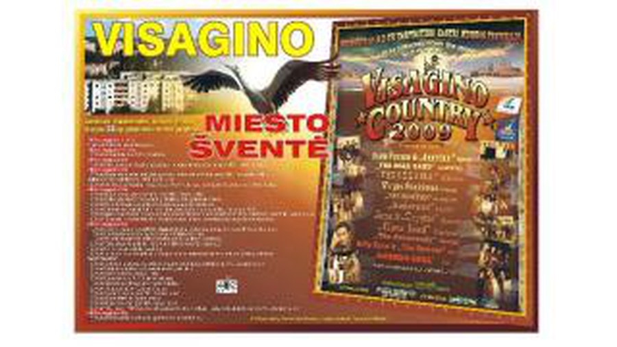 Праздничная программа 34-го дня рождения Висагинаса - В Висагинасе