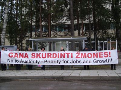 «Хватит обирать людей!» - В Висагинасе