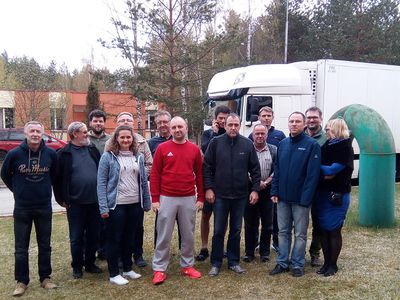 Как по расписанию: в больницу снова прибыл груз гуманитарной помощи из Германии - В Висагинасе