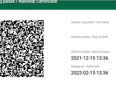 С 28 декабря в Литве меняются правила: в магазины и кафе попадут не все - Литва и страны Балтии