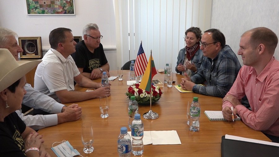 Встреча с послом США в самоуправлении (видео) - В Висагинасе