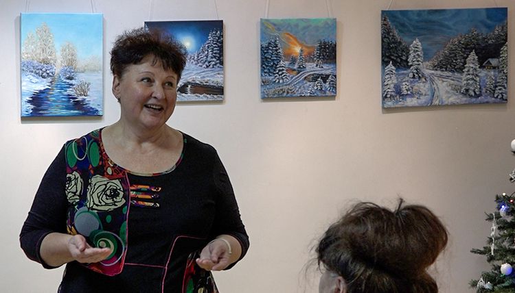 Сны бывают зимними: открылась выставка работ Алины Новосад (видео)