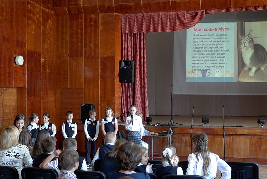 «Мой питомец». Занимательная детская конференция  в прогимназии «Гяросес вильтес (видео)