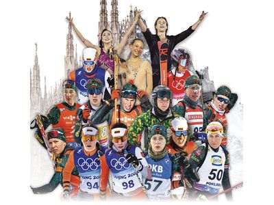 Три висагинских спортсмена - в составе крупнейшей команды Литвы на зимней Олимпиаде - В Висагинасе