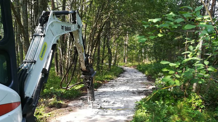 Будет ли готова к весне велодорожка на ЛОК? (видео) - В Висагинасе
