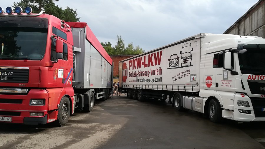 И снова - гуманитарная помощь из Германии (видео) - В Висагинасе