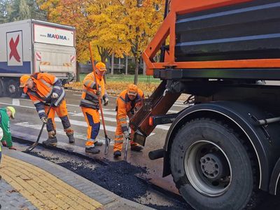 При реконструкции пешеходных переходов часть их оборудуют «островками безопасности» (фотогалерея) - В Висагинасе