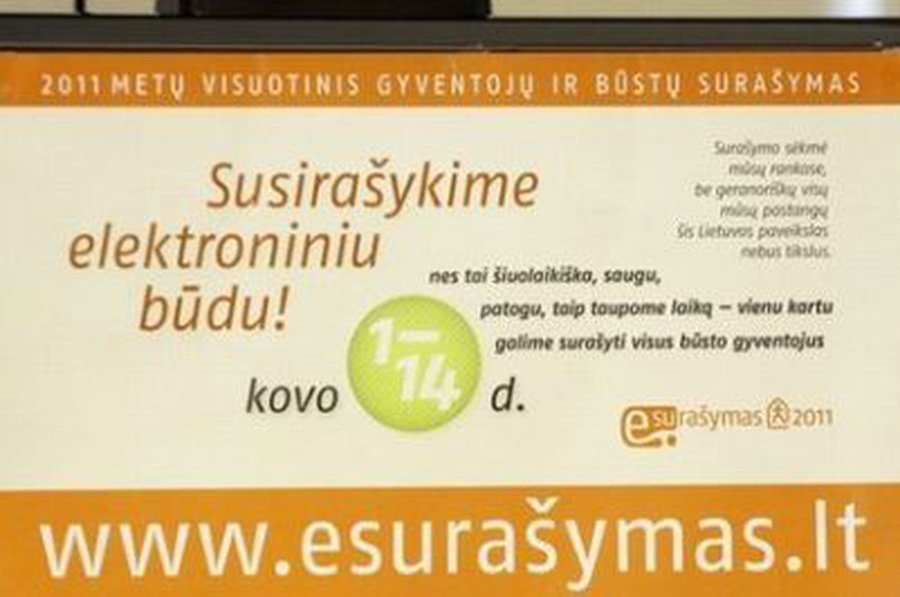 Baigiasi surašymas internetu - Lietuva ir Baltijos šalys