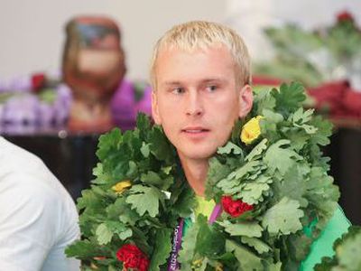 Visaginas iškilmingai pasitiko savo olimpinį vicečempioną - Visagine